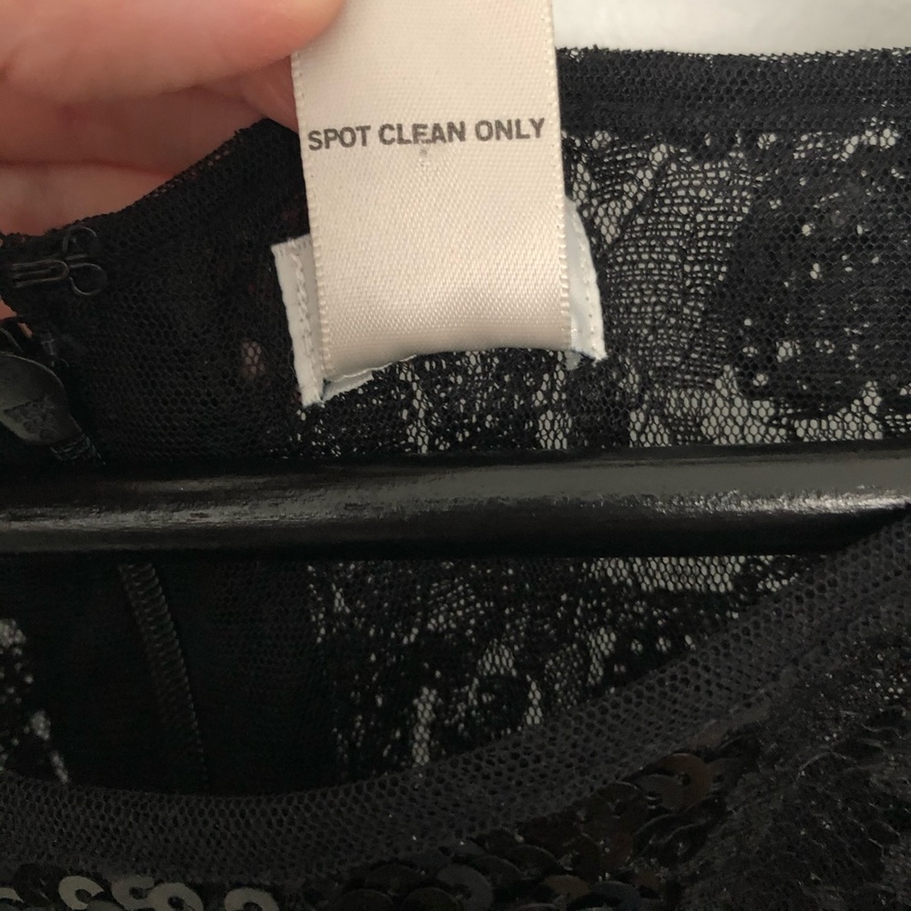 Cache Fitted Formal Black Dress Size 6 - image 5